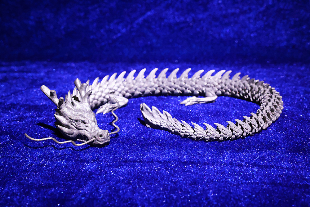 3D打印钽铌工艺品-龙